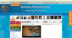 Desktop Screenshot of katalogartystyczny.pl